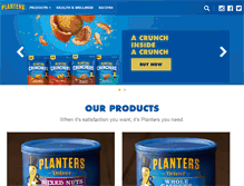 Tablet Screenshot of planters.com